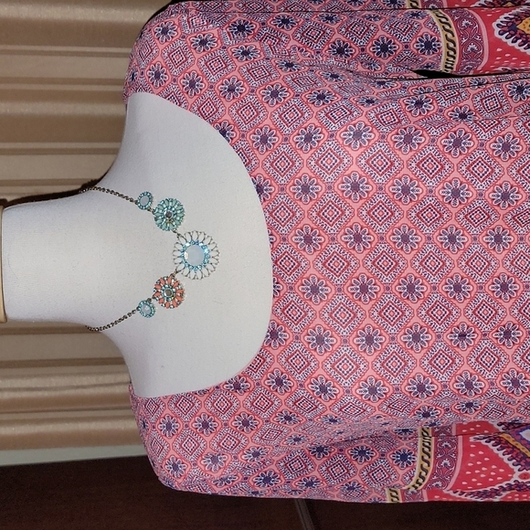 Women's As U Wish Tunic Pink Size Small - Picture 2 of 9